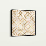 Abstract 1349 Canvas Art 60 x 60 cm / Black