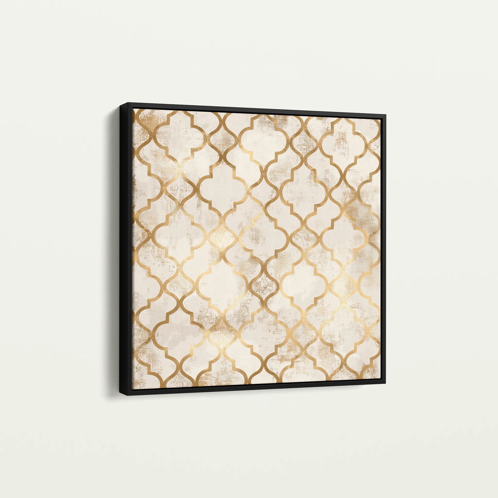 Abstract 1349 Canvas Art 60 x 60 cm / Black