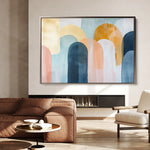 Boho 135 Canvas Art 60 x 40 cm / Black