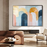 Boho 135 Canvas Art 60 x 40 cm / Black