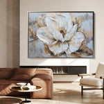 Floral 135 Canvas Art 60 x 40 cm / Black