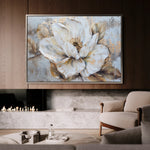 Floral 135 Canvas Art 60 x 40 cm / Black