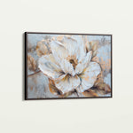 Floral 135 Canvas Art 60 x 40 cm / Black