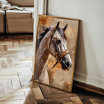 Horses 135 Canvas Art 60 x 40 cm / Black