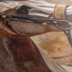 Horses 135 Canvas Art 60 x 40 cm / Black