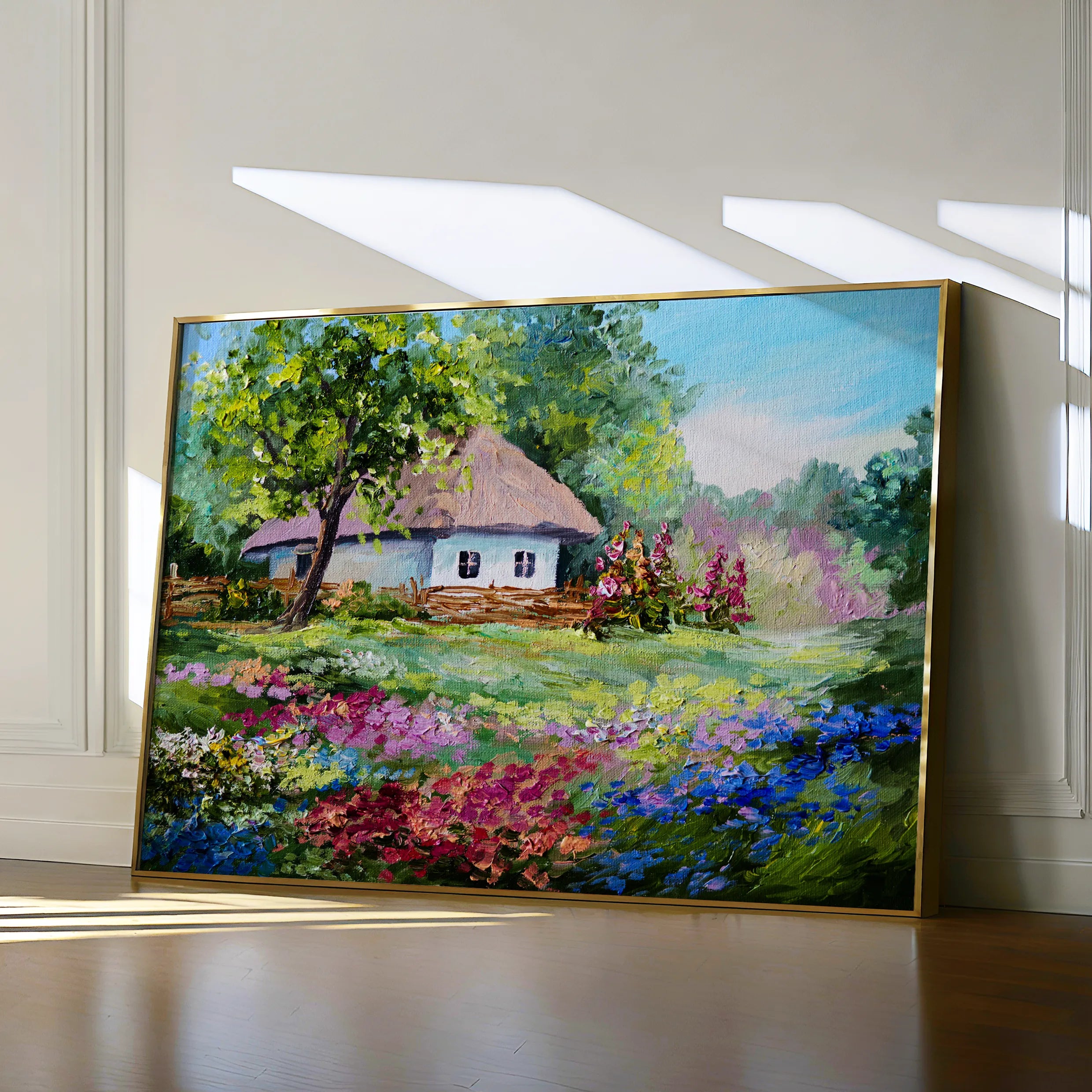 Landscape 135 Canvas Art 60 x 40 cm / Black