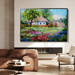 Landscape 135 Canvas Art 60 x 40 cm / Black