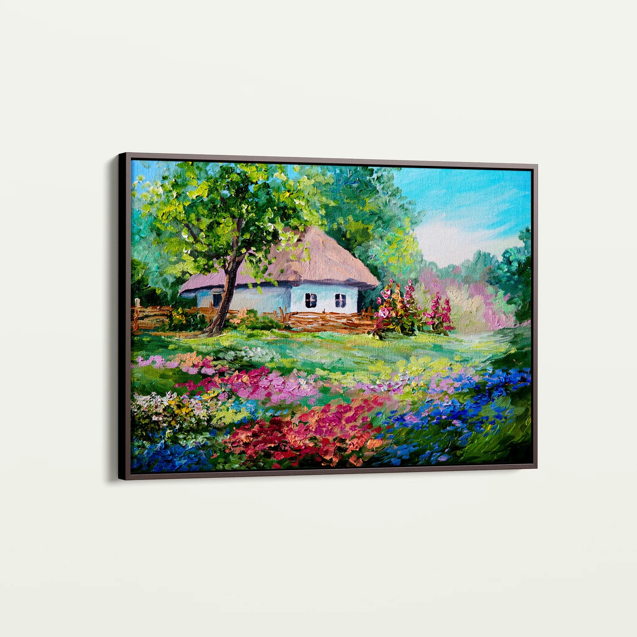 Landscape 135 Canvas Art 60 x 40 cm / Black