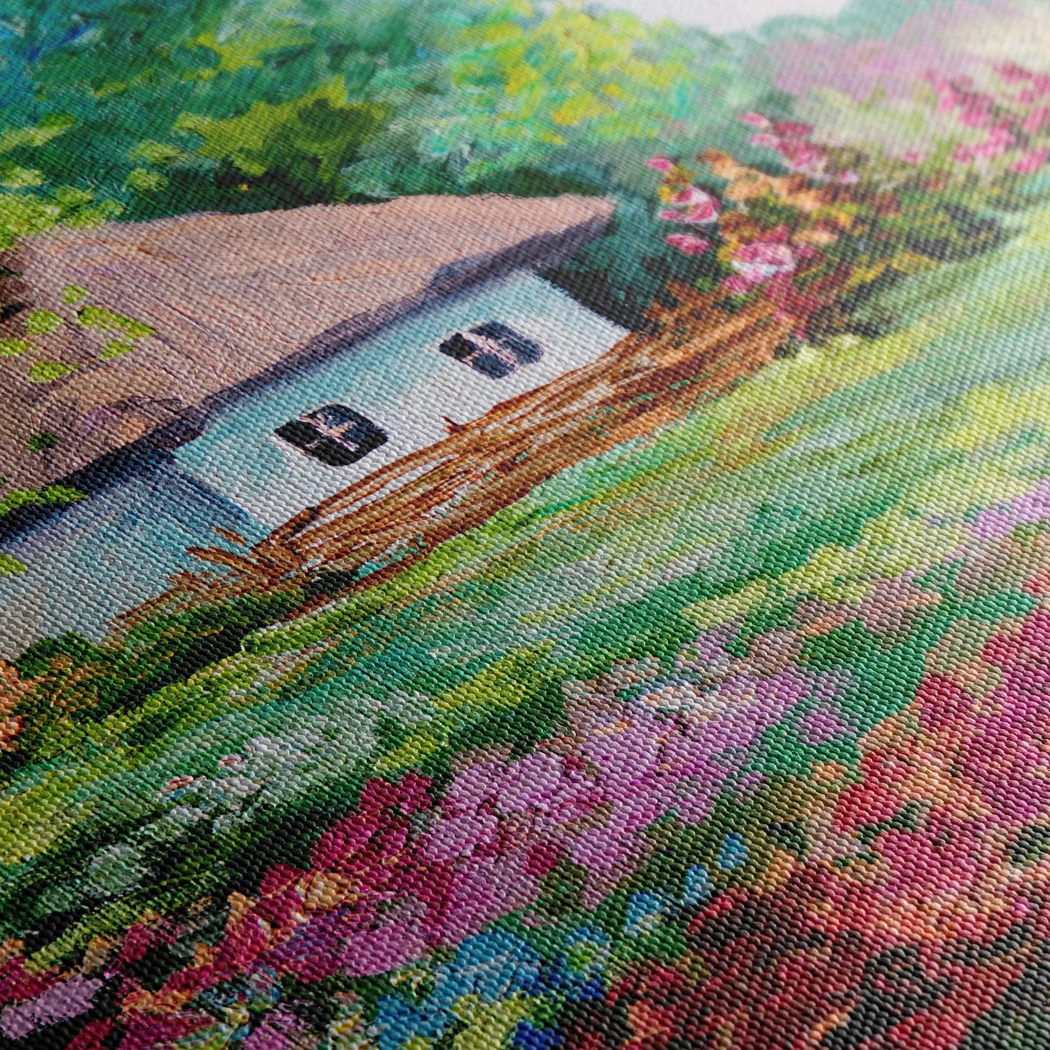 Landscape 135 Canvas Art 60 x 40 cm / Black