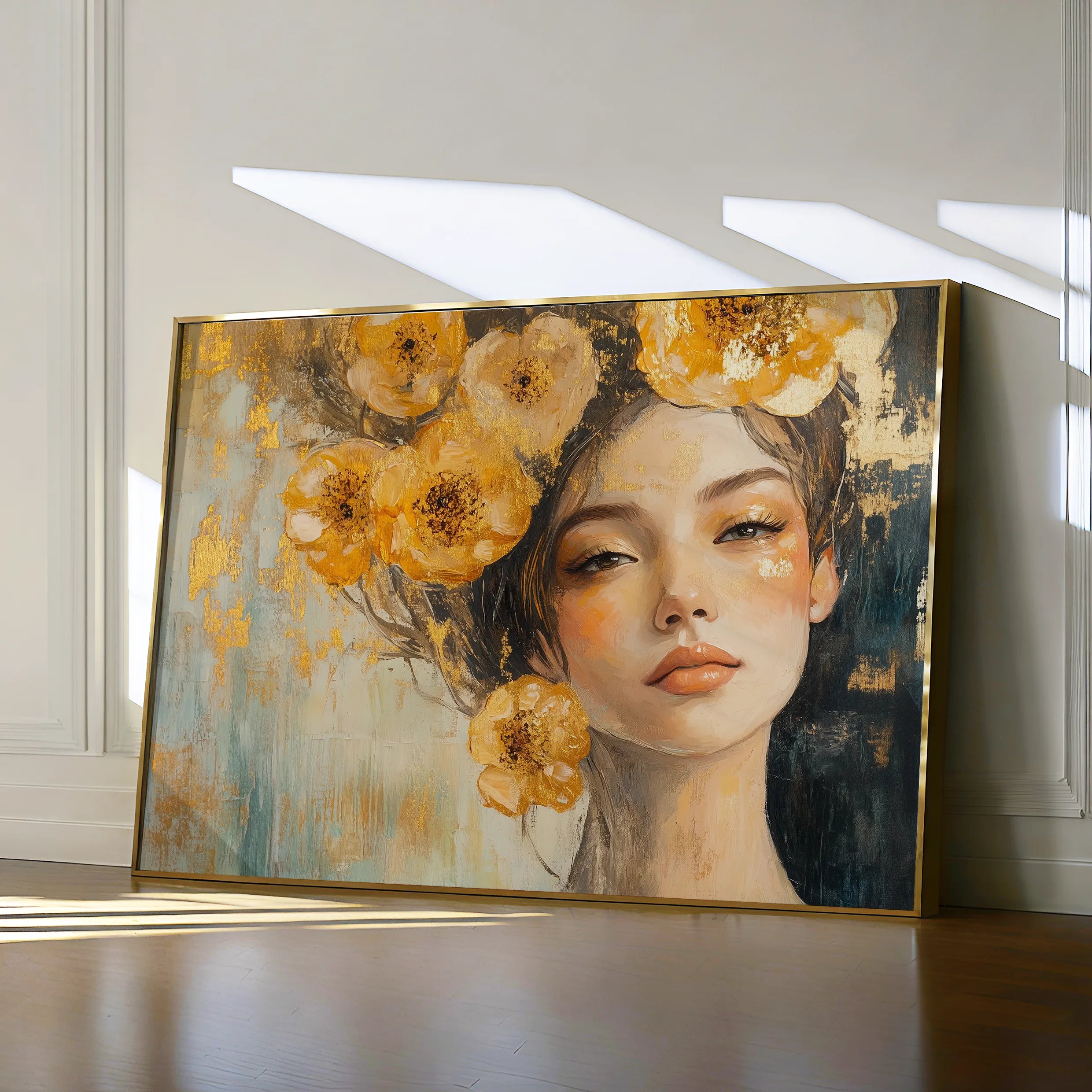 Portrait 135 Canvas Art 60 x 40 cm / Black