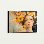 Portrait 135 Canvas Art 60 x 40 cm / Black