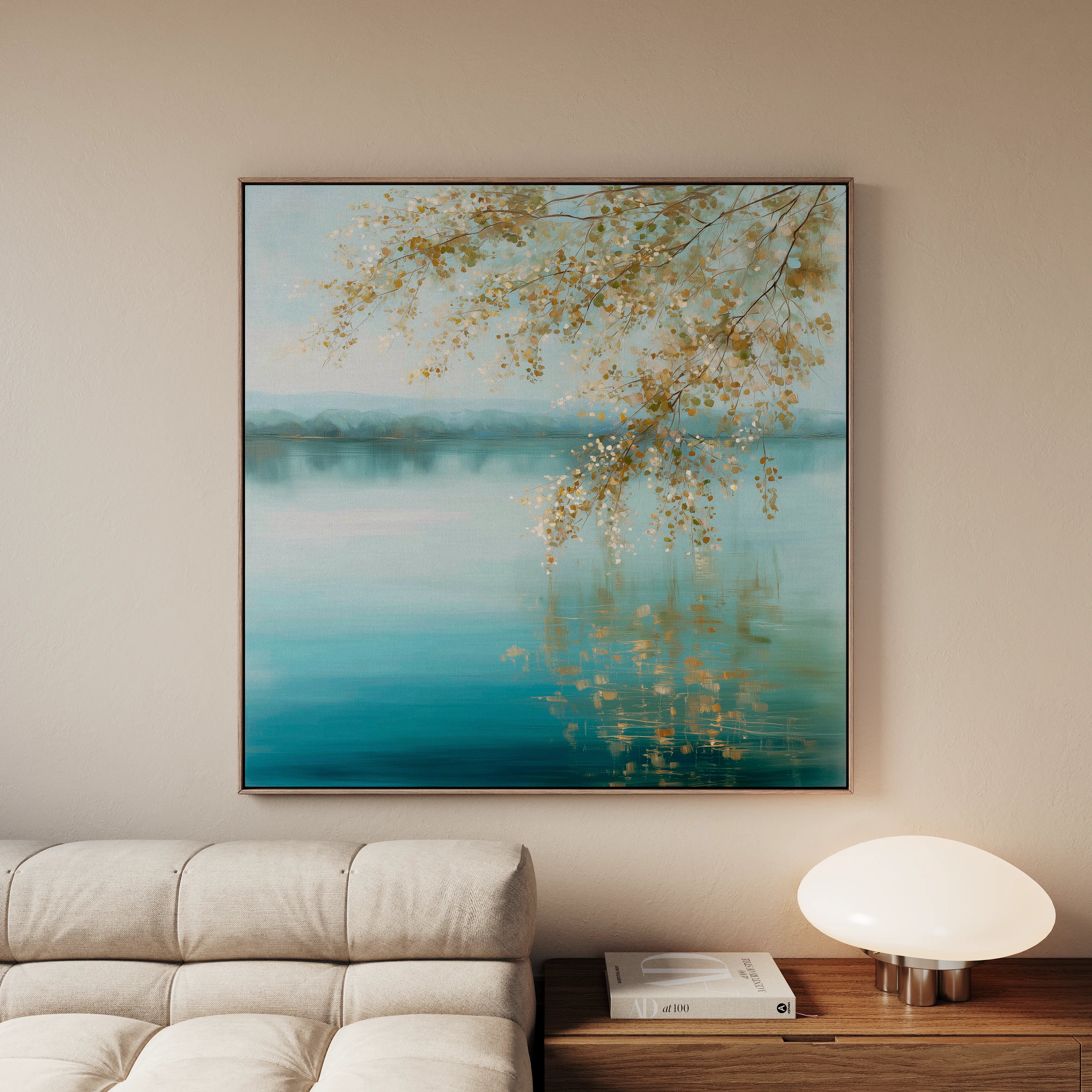 Abstract 1353 Canvas Art 60 x 60 cm / Black