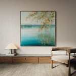 Abstract 1353 Canvas Art 60 x 60 cm / Black