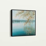 Abstract 1353 Canvas Art 60 x 60 cm / Black