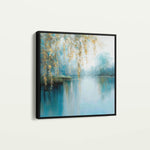 Abstract 1354 Canvas Art 60 x 60 cm / Black