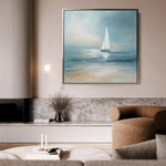 Floral 1355 Canvas Art 60 x 60 cm / Black