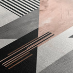 Abstract 1356 Canvas Art 60 x 60 cm / Black