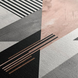 Abstract 1356 Canvas Art 60 x 60 cm / Black