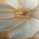 Floral 1356 Canvas Art 60 x 60 cm / Black