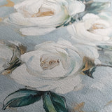 Floral 1357 Canvas Art 60 x 60 cm / Black