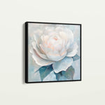 Floral 1358 Canvas Art 60 x 60 cm / Black