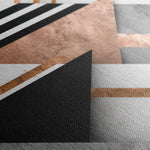 Abstract 1359 Canvas Art 60 x 60 cm / Black