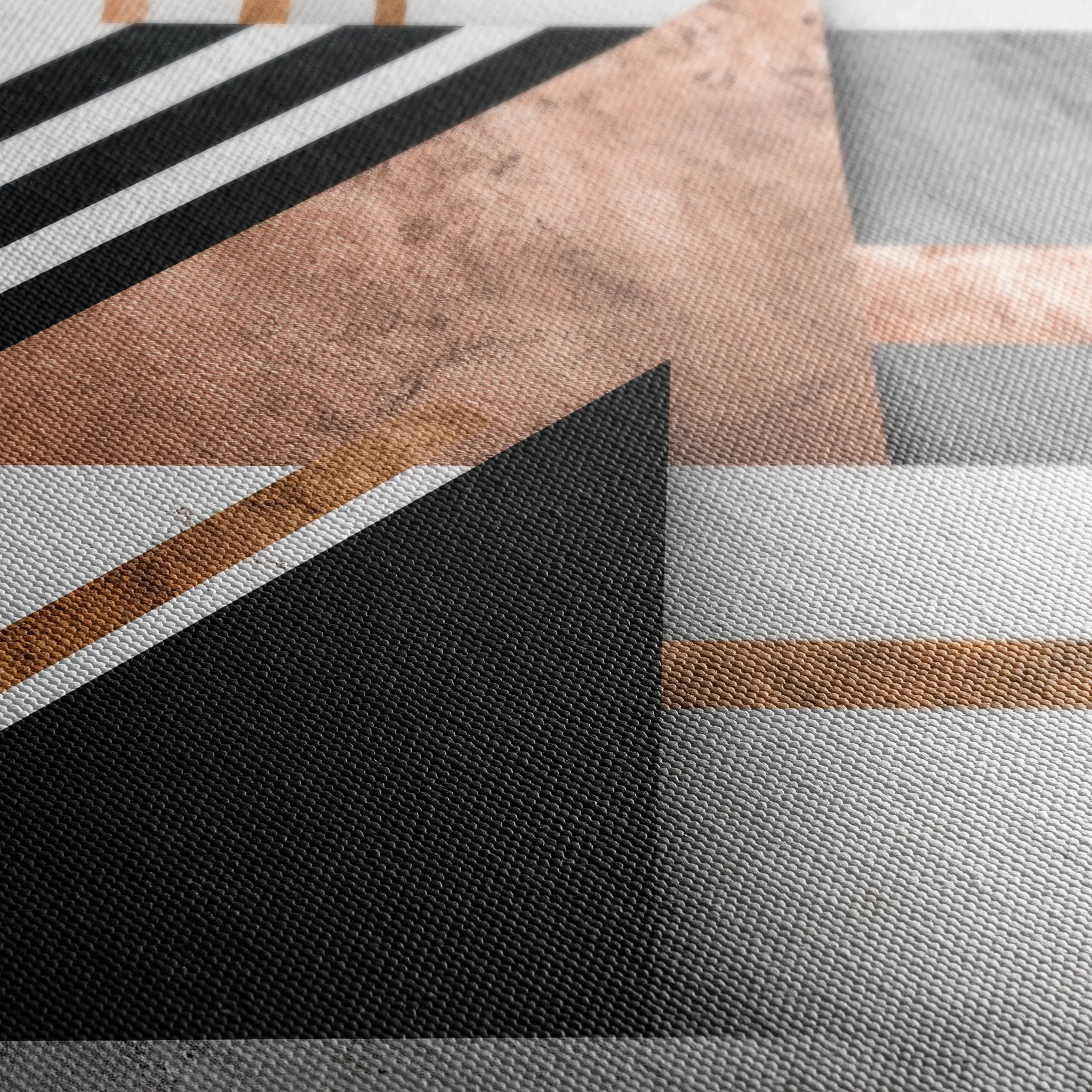 Abstract 1359 Canvas Art 60 x 60 cm / Black