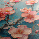Floral 136 Canvas Art 60 x 40 cm / Black