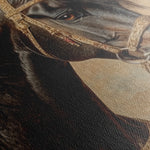 Horses 136 Canvas Art 60 x 40 cm / Black