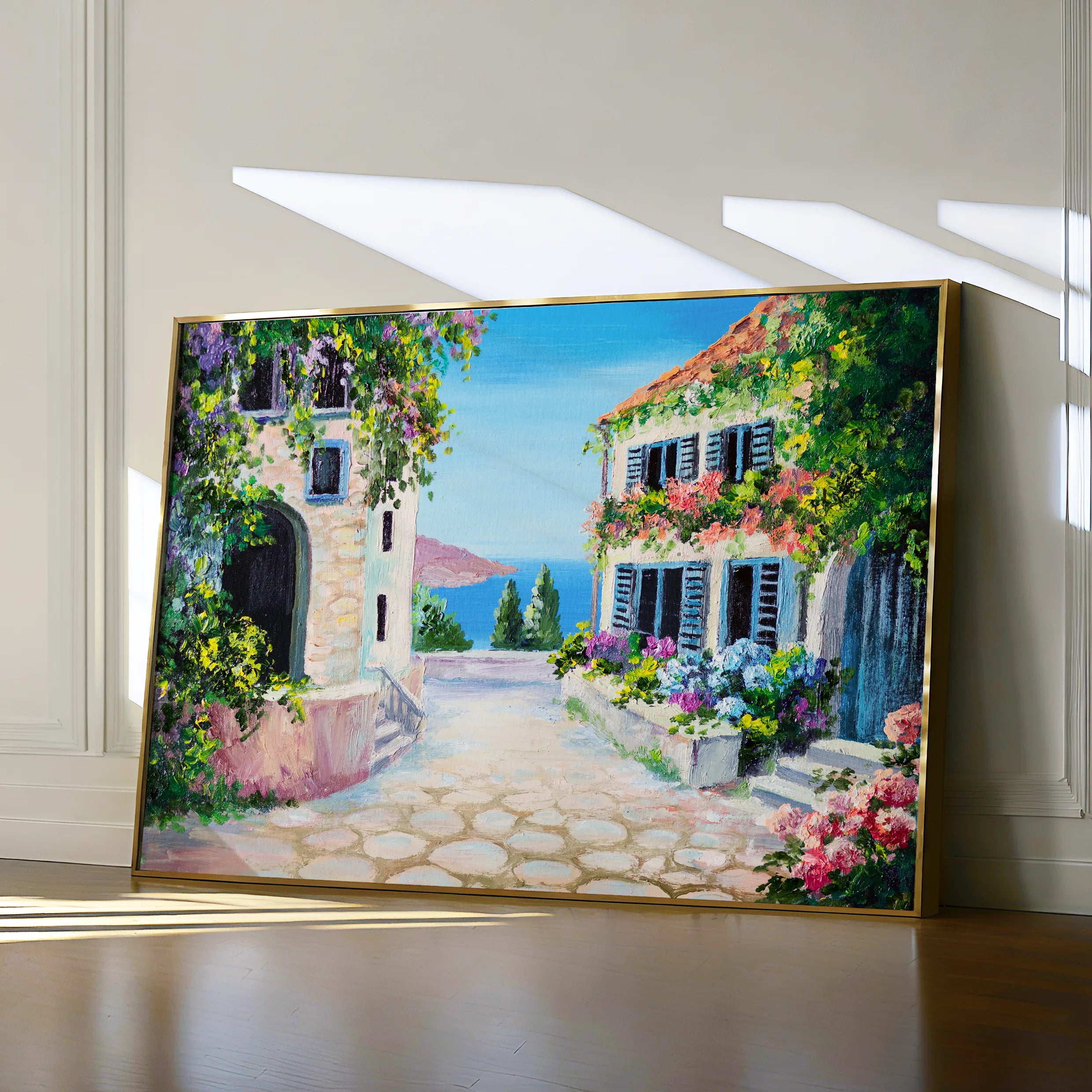 Landscape 136 Canvas Art 60 x 40 cm / Black