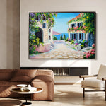 Landscape 136 Canvas Art 60 x 40 cm / Black