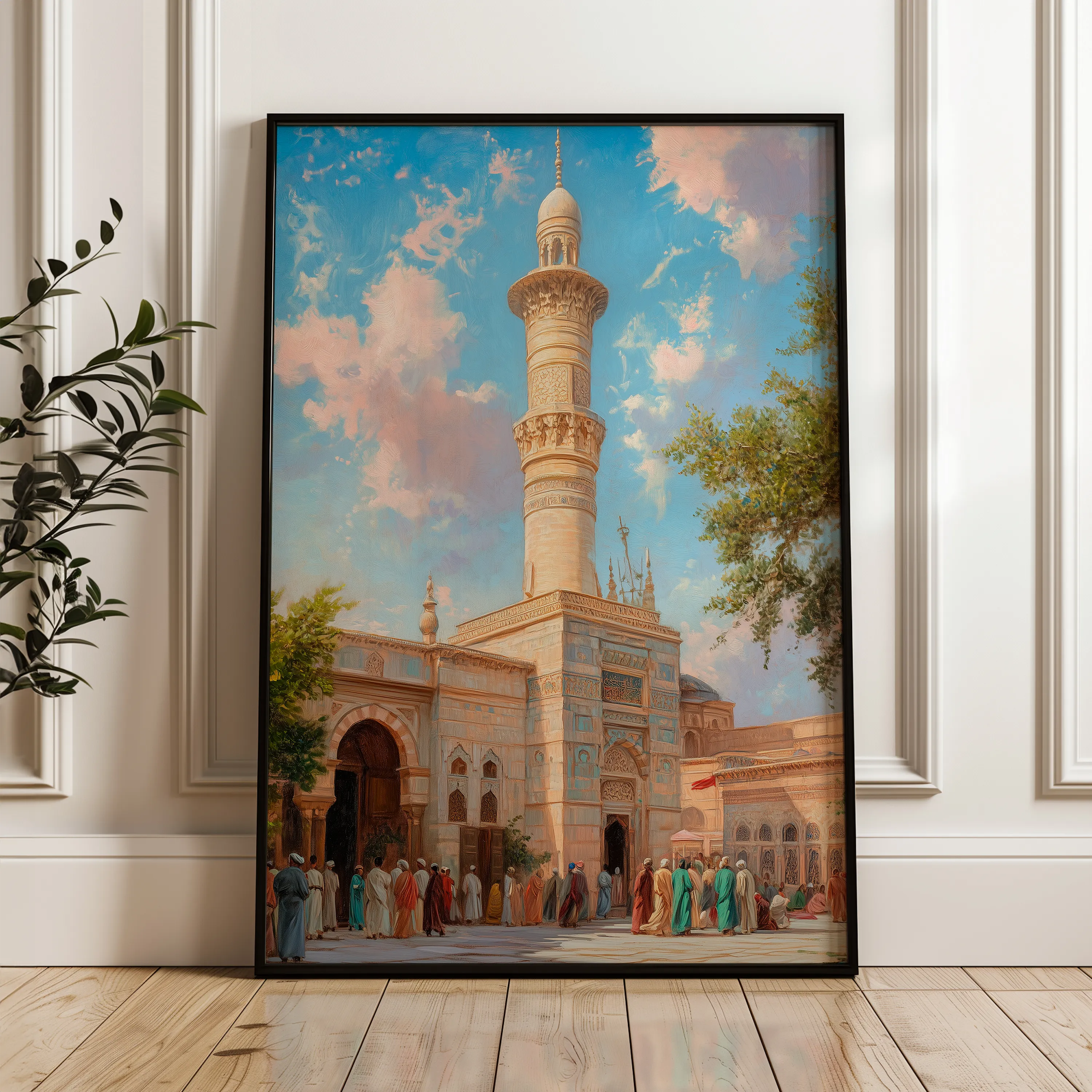 Orientalist 136 Canvas Art 60 x 40 cm / Black