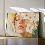 Portrait 136 Canvas Art 60 x 40 cm / Black