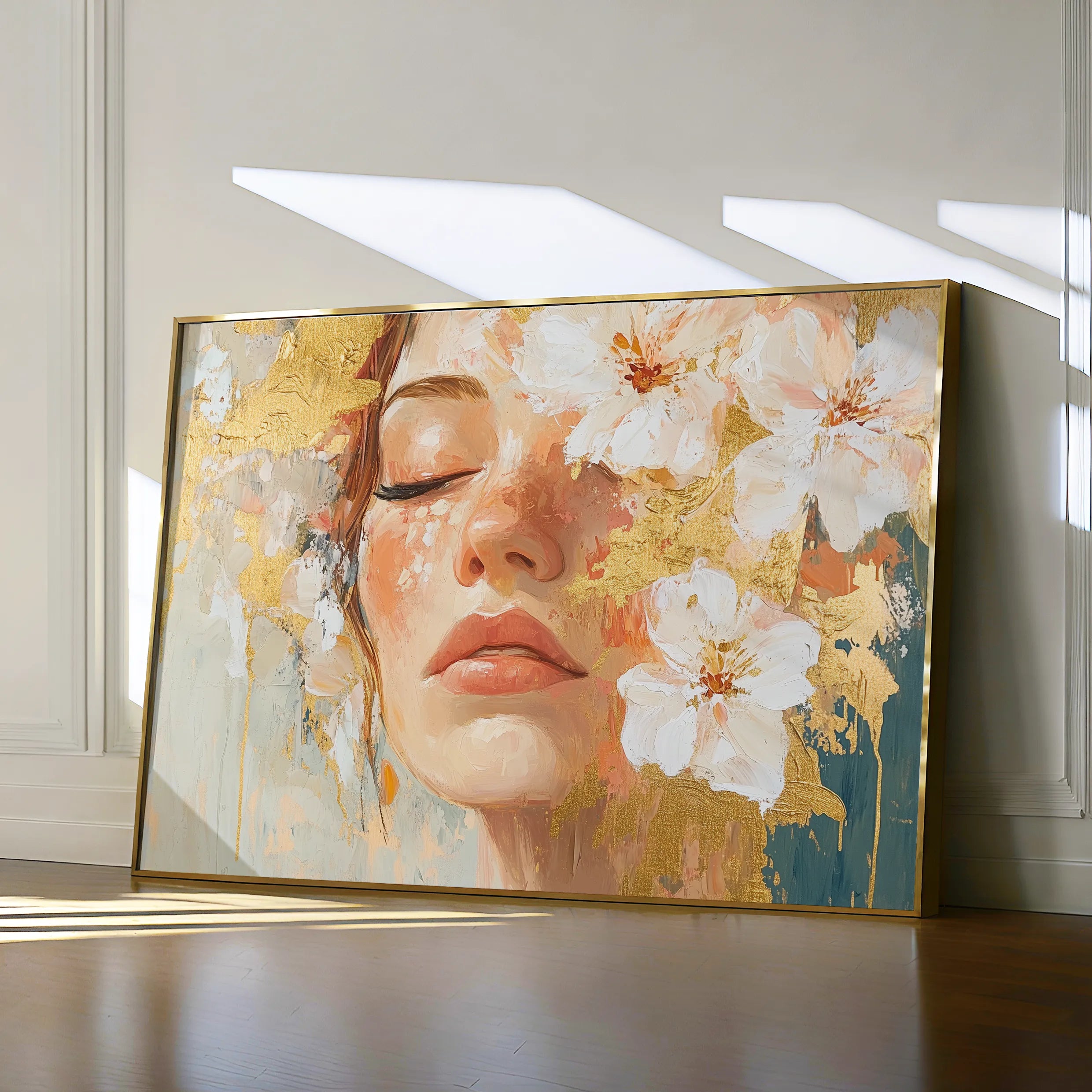 Portrait 136 Canvas Art 60 x 40 cm / Black