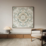 Abstract 1360 Canvas Art 60 x 60 cm / Black