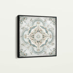 Abstract 1360 Canvas Art 60 x 60 cm / Black