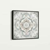 Abstract 1360 Canvas Art 60 x 60 cm / Black