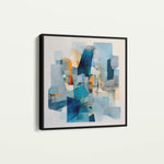 Abstract 1361 Canvas Art 60 x 60 cm / Black