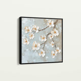 Floral 1361 Canvas Art 60 x 60 cm / Black