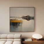 Abstract 1362 Canvas Art 60 x 60 cm / Black
