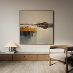 Abstract 1362 Canvas Art 60 x 60 cm / Black