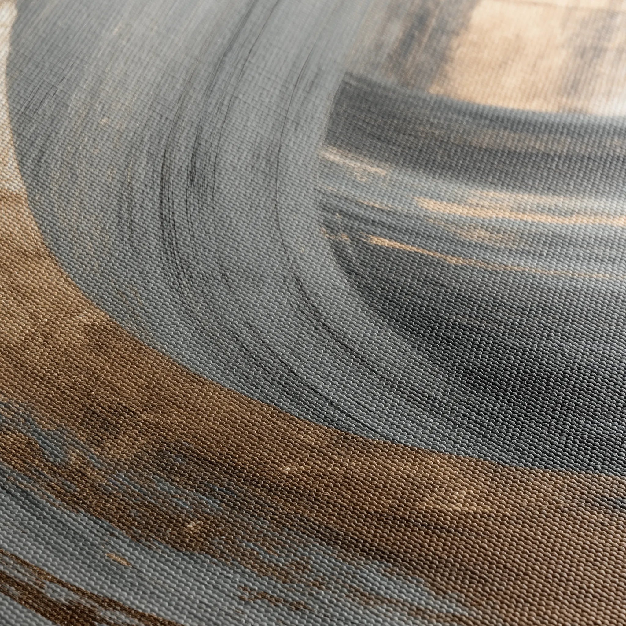 Abstract 1363 Canvas Art 60 x 60 cm / Black