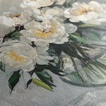 Floral 1364 Canvas Art 60 x 60 cm / Black