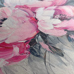 Floral 1366 Canvas Art 60 x 60 cm / Black