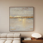 Abstract 1369 Canvas Art 60 x 60 cm / Black