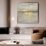 Abstract 1369 Canvas Art 60 x 60 cm / Black