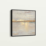 Abstract 1369 Canvas Art 60 x 60 cm / Black