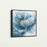 Floral 1369 Canvas Art 60 x 60 cm / Black
