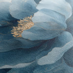 Floral 1369 Canvas Art 60 x 60 cm / Black