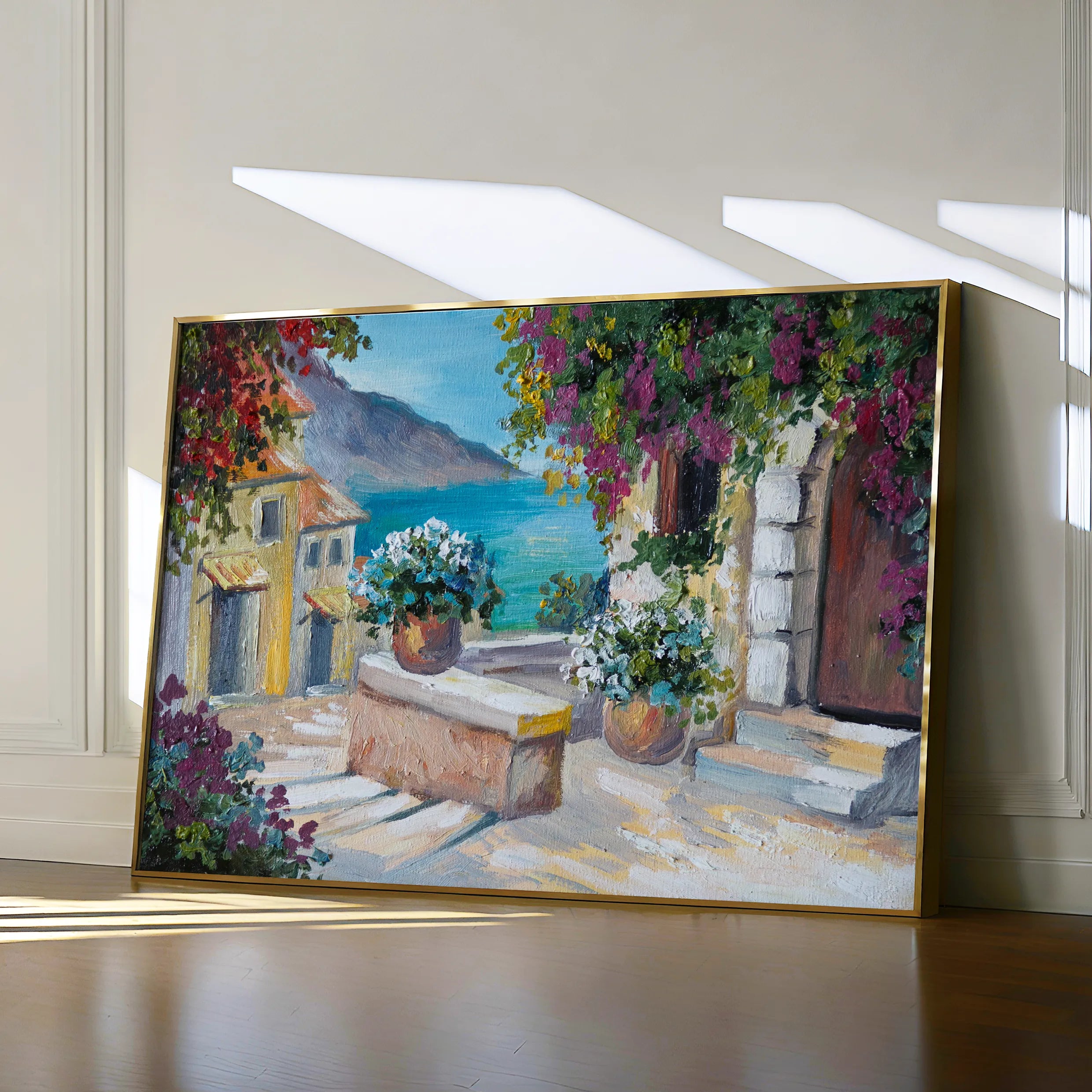 Landscape 137 Canvas Art 60 x 40 cm / Black